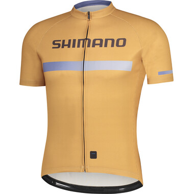 SHIMANO LOGO Short-Sleeved Jersey Yellow 2023 0